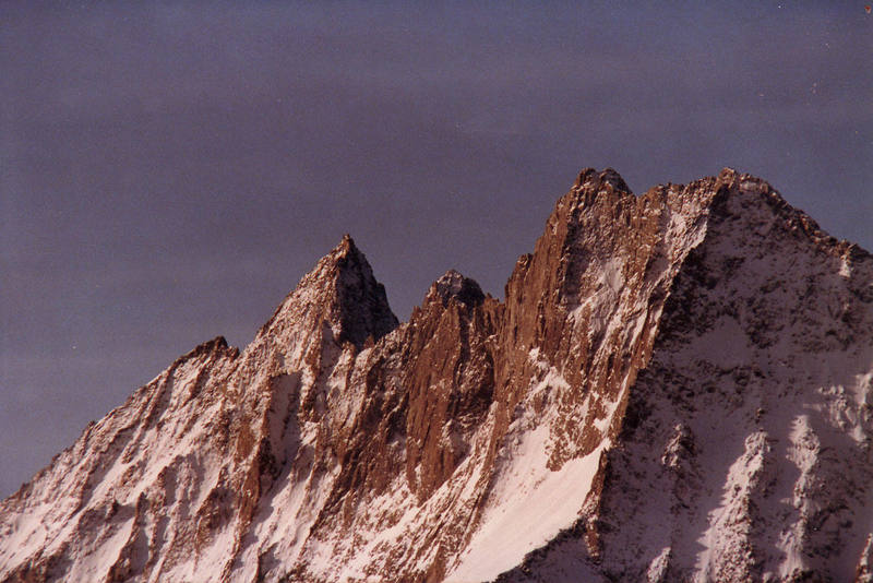 Middle Palisade And Norman Clyde Peak As Seen From Temple Crag Summit