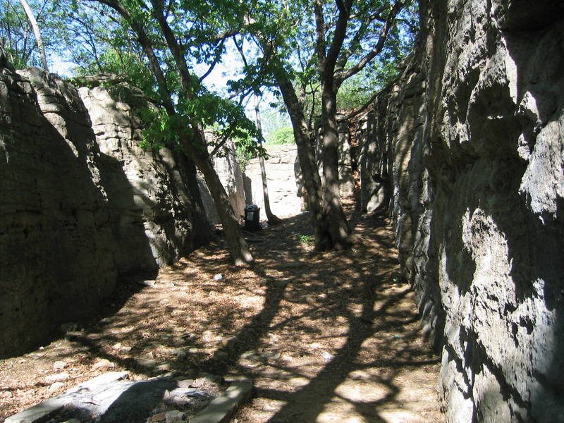 Upper Chandler Park (main area). This is the main corridor that sees the most traffic. Pepsi Wall is on the left. Picnic Wall is on the right. Troop wall is way up there on the left. Disease Wall is way up there on the right.