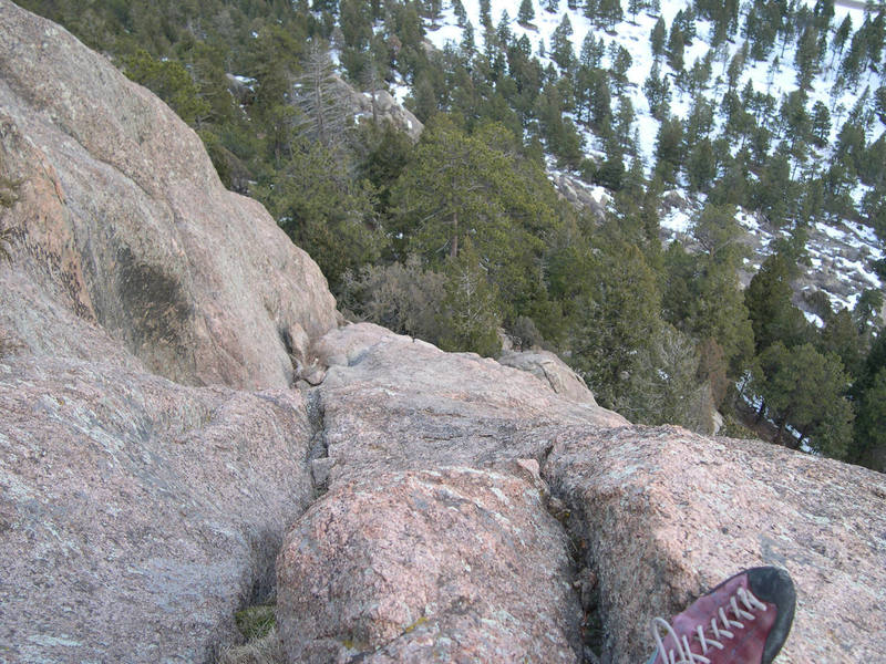 Looking down the first pitch.