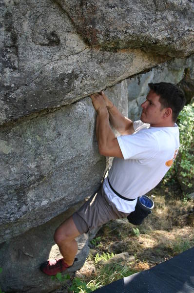 A cool problem a few hundred yards north and a little west of the south parking area.