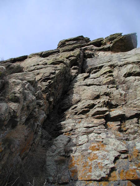 Rebel Wall. cool climbing and faces south.