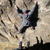 Check out that clipping hold - can we say sloper hueco?