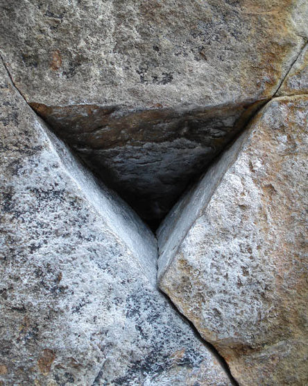 One of the coolest holds at Rumney.... Found in the middle of Underdog....