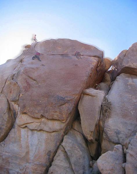 Time-lapse of unknown climber on "Around The World"