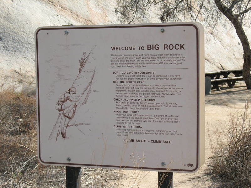 Welcome to Big Rock, Lake Perris SRA