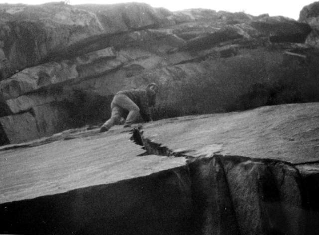 In my early days of scrambling (late 90's) in the canyons of Red Rock. Before I knew anything about "technical rock climbing." I miss those days when I felt so free, and brave, or stupid.