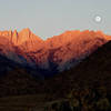 Mt. Whitney-early morning sun.<br>
Photo by Blitzo.