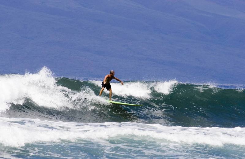 Woody's is my favorite summer spot,the waves were about head high that day and no one around. <br>
I thought that I would submit a current image as I don't have any new climbing shots.These days,"all I do is surf"<br>
Photo:Buzzy Kerbox (2006)