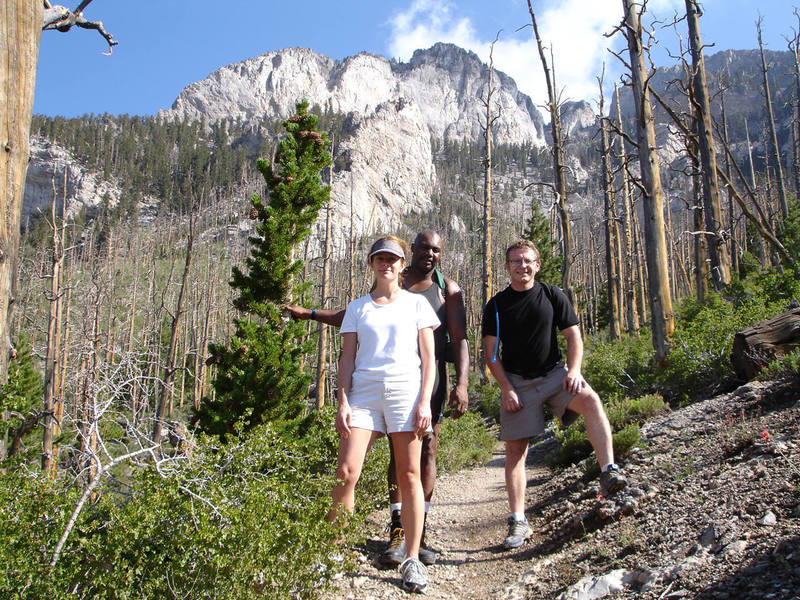 A very happy day with my friends Mike, Holly, and Robert at Mt. Charleston. We laughed our asses off all day. <br>
<br>
Crazy crew. <br>
<br>
I'll never forget our hilarious conversations, and the beautiful day we had together.