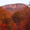 Main face of Mt. Yonah at sunset, Fall, 2006.