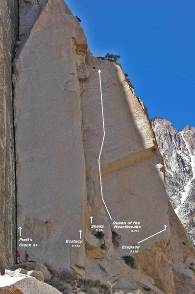 Pratt's Crack area, Ecstasy Buttress, Dihedrals Wall, call it whatever you want, but there's no mistaking it.