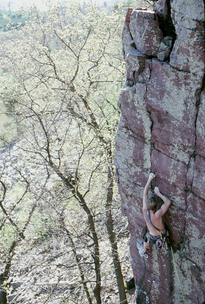 Dave Groth on lead