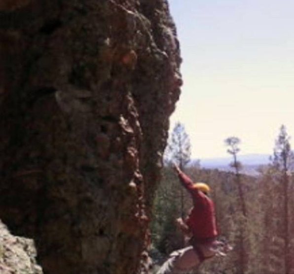 Is he falling or is that a massive all four off dyno. Dr. Evil crushes Dean.