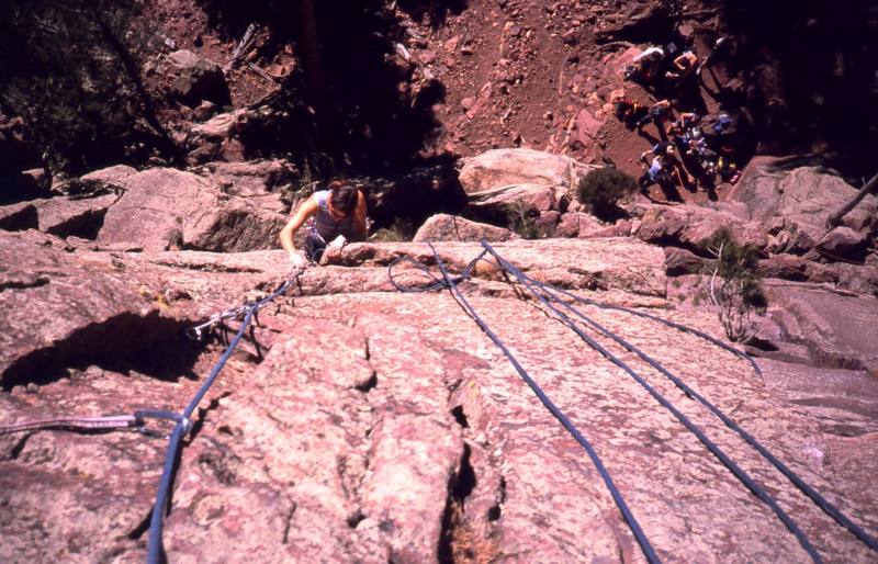 Rock Climb Drug Abuse, Eldorado Canyon State Park