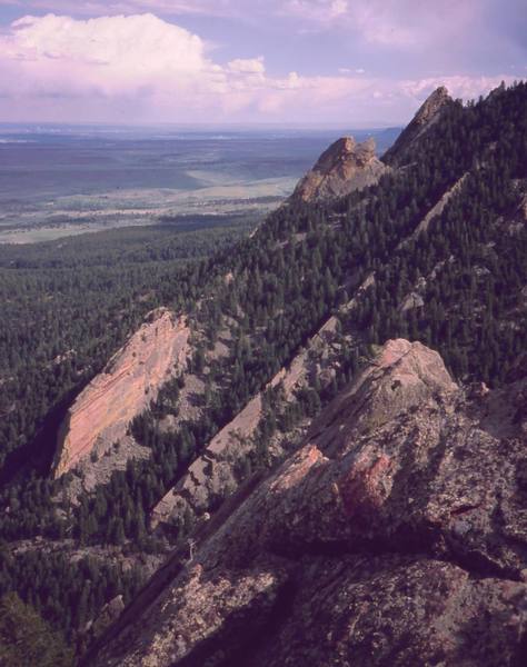 Overhanging Rock, The Seal & The Goose as viewed from the N/NW. Photo by Tony Bubb, 2006.