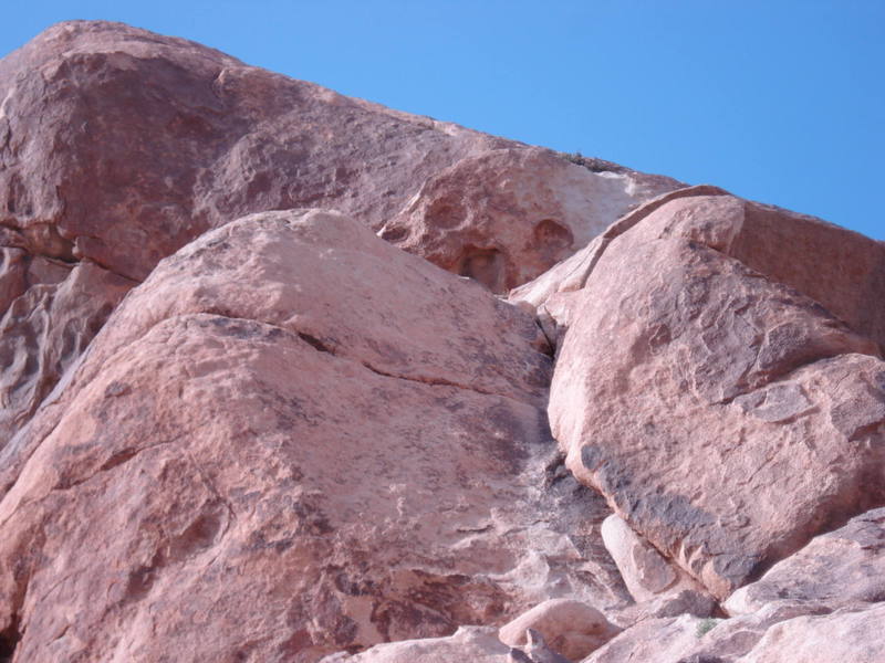 Optional belay at the base of the crack seen in the pic.