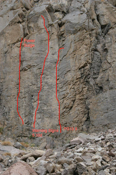 Warning Signs Area - Topo