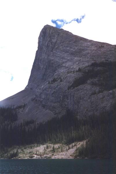 From the parking area/approach. Thanks Ron Keller for your help. This peak just begs to be climbed, eh?