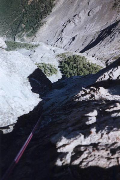Don Fry on P10. Getting close. Is that an ant down there? c. 1997. Thanks Ron Keller for your help.