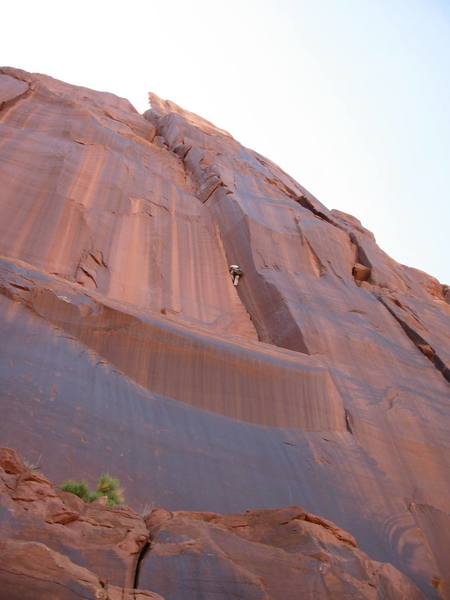 Ian do his thing. Very good long climb