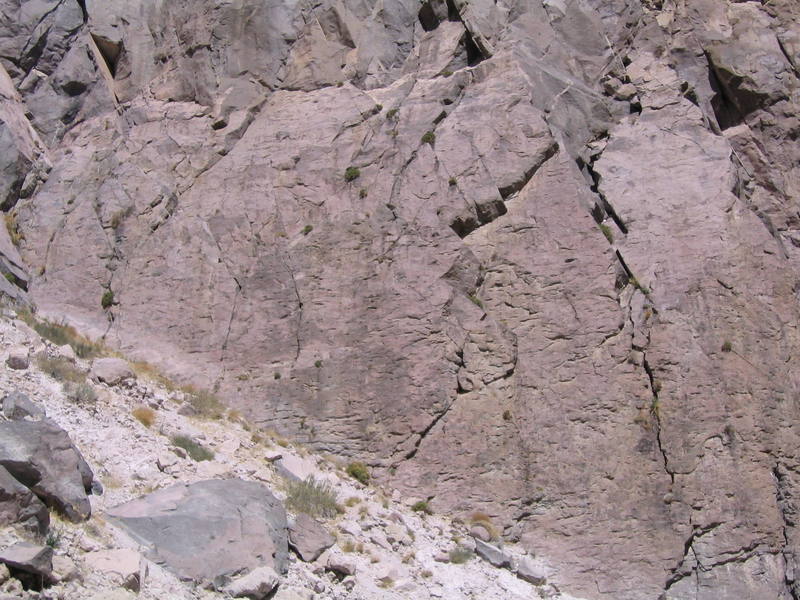 This is the left side of Rob's Rock; including routes from Dellinger to Scalpel.