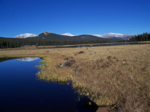 Camp. Very nice spot. Huge herd of Elk. Unfortunately no fishing. Lakes are very shallow and freeze to the bottom.