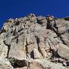 Crag in wilderness area.  Highly featured granite.  Situated at 11,000 plus feet.  Untouched.  1 pitch.
