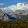 Tuolumne Meadows area and Tenaya Lake, from Olmstead Point, Yosemite NP