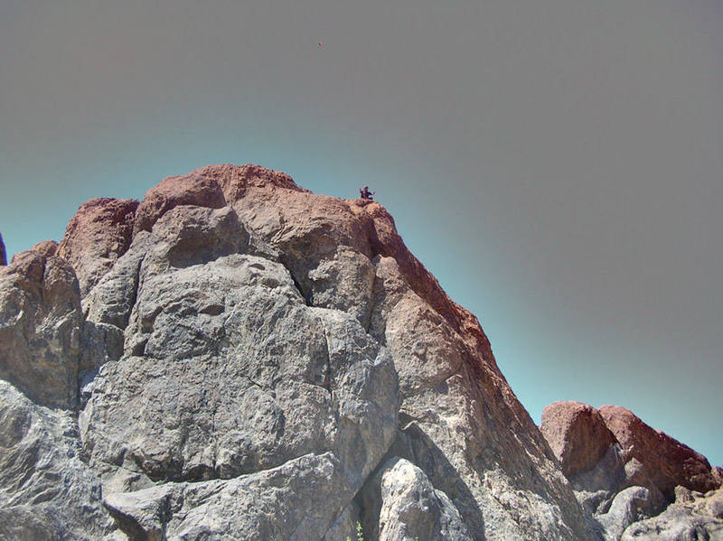 Fooling around at the top of Scout.....