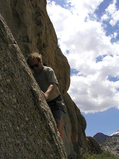 Grant Hiskes at the Windy Wall.<br>
Photo by Blitzo.