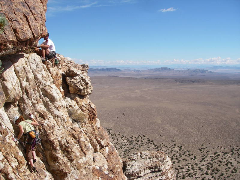 j Foote puts up a new route in Utah west desert