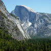 Half Dome (from the top of a 3-pitch crack near Open Books).