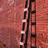Ladder and wall-Bodie.<br>
Photo by Blitzo.