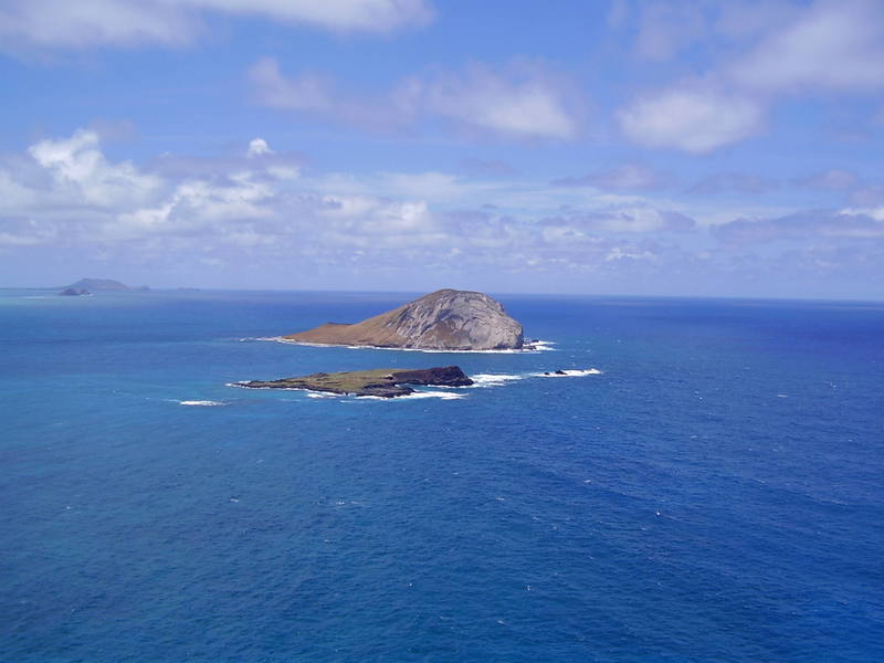 Another beautiful Hawaiian day. This is the view from the crag.