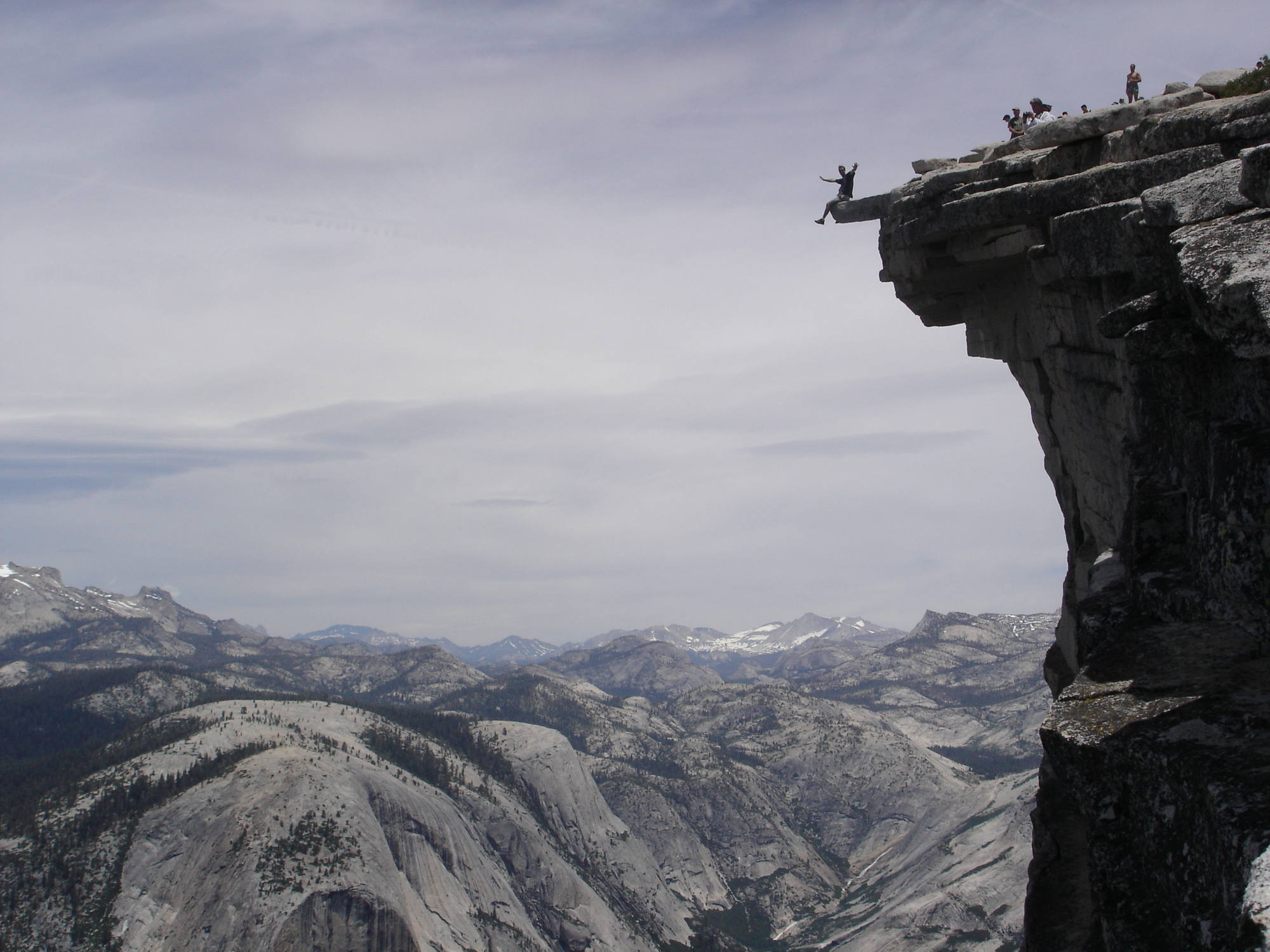 half dome diving board