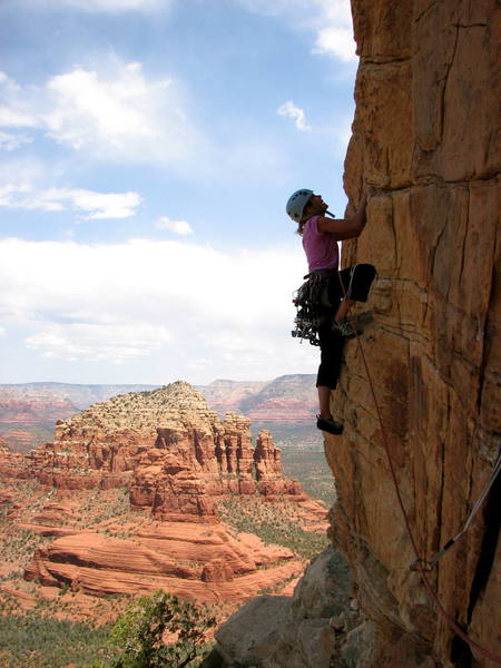 Leading up the third pitch.