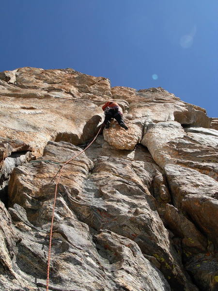 Pat Mac leading the "hanging tooth" pitch.