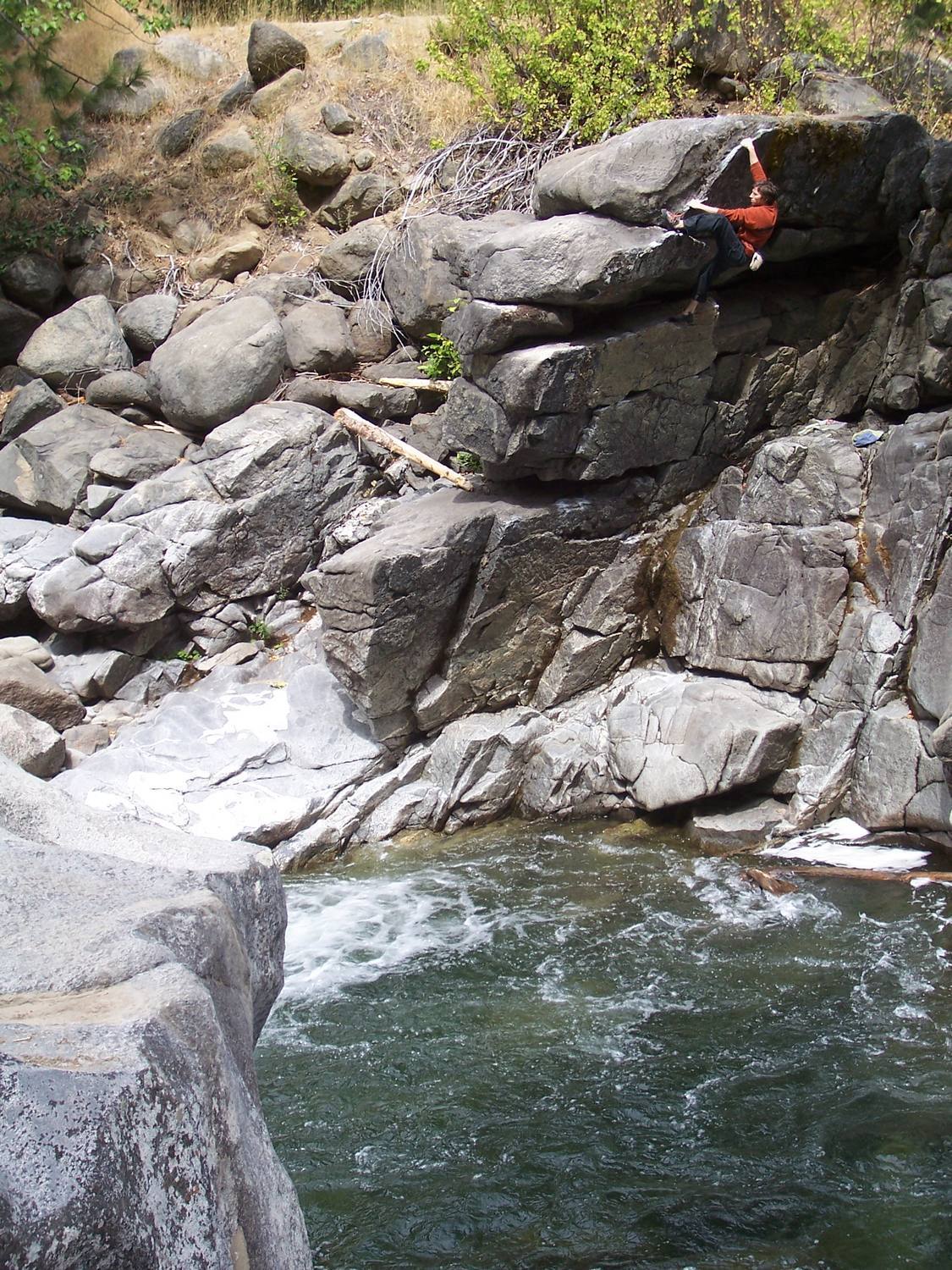 A rare view of a wonderful climb... Bobby Hardage climbs The Sleeping