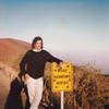 Stretch break at about 11 thousand feet on the way to the summit of Mauna Kea on the big isle of Hawai'i