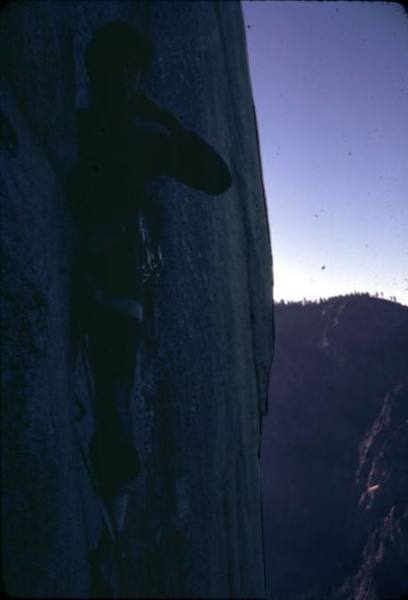 Who knows where, just take it for granted, it was somewhere in the sea of El Capitan.