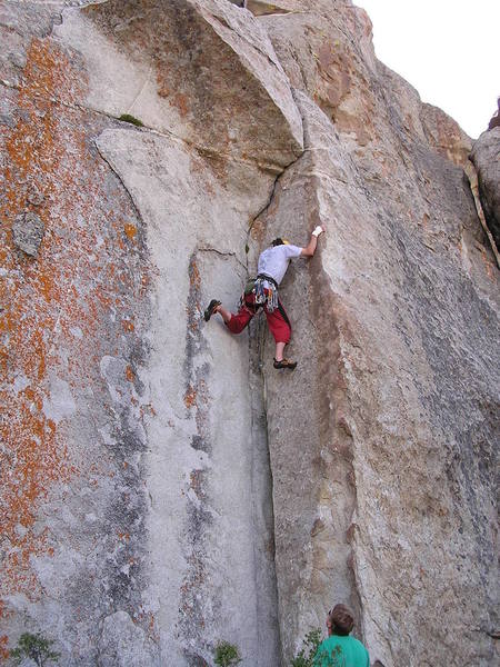 Brian feeling the sting of a Throne sandbag...