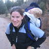 My wife, Rachael, and Miles after a full day at El Rito, NM. November, 2006.