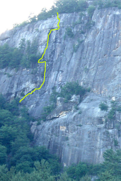 The line of Atlantis on the south buttress....