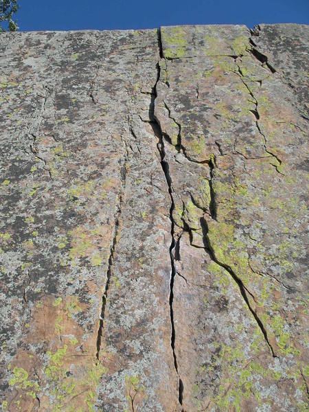 Finger crack.