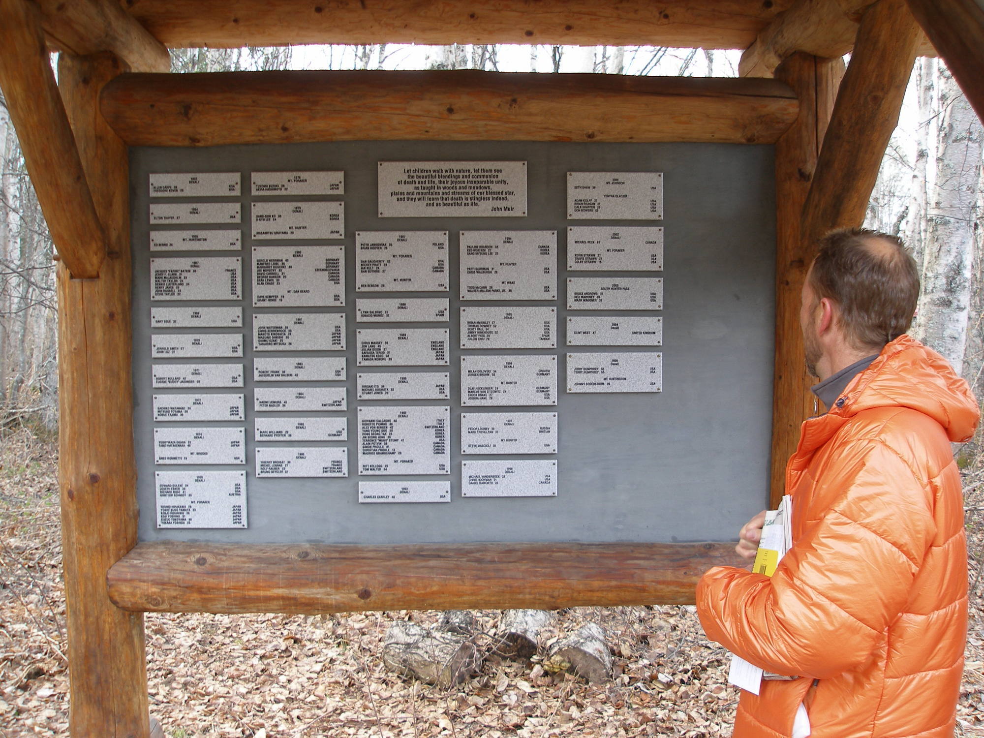 The list of the folks who have died in Denali National Park, at the