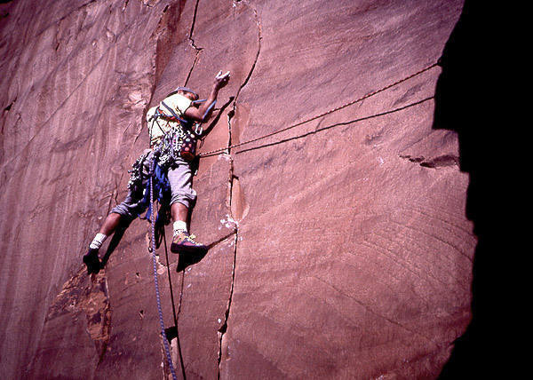 Dave Evans on the Primrose Dihedrals. Photo; Todd Gordon.