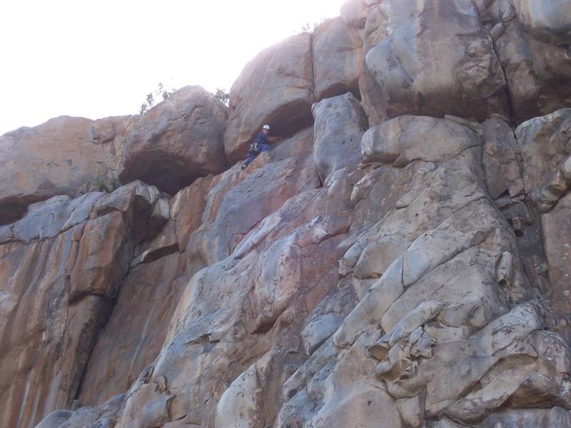Following the Mission Gorge Traverse. Keeps you thinking.