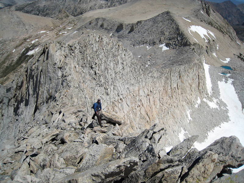 The start of the North Ridge route.