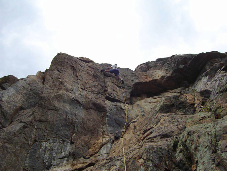 Latched. But with only 20 more feet of crux climbing to go, this hardly feels like a done deal at this point. Put it all together and it makes a very nice sequence.