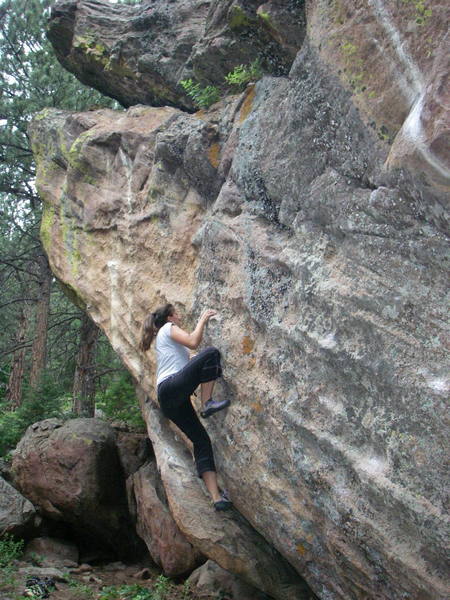 Monica giving Easy Skeazin a try.